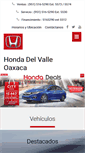 Mobile Screenshot of hondadelvalle.com.mx